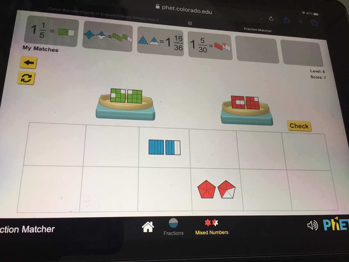heidifm's tweet photo. Ellis matching his mixed number fractions, level 6 achieved today😊@canon_burrows mum slave driving school work even in the school holidays👌🏻🤓 https://t.co/aSXcsMoyv7
