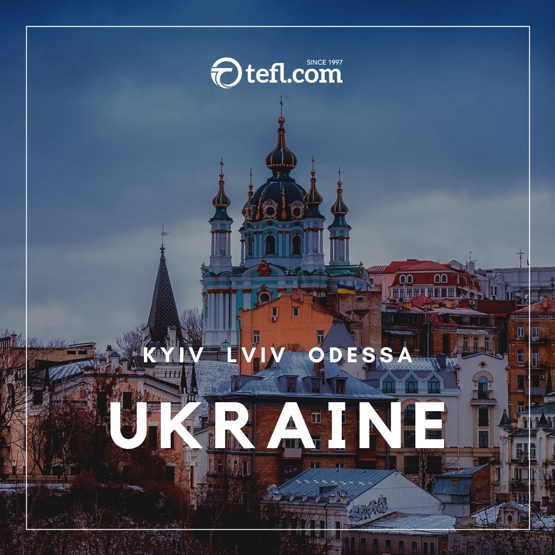 tefldotcom's tweet photo. #Ukraine #Kyiv #Lviv Odessa EFL #TEACHER - CELTA qualified native level English teachers for a possible late August start. https://t.co/z7Z35MkrJU #tefldotcom #tefl #jobs #teach #TEFLBlog https://t.co/qd71poEpZI