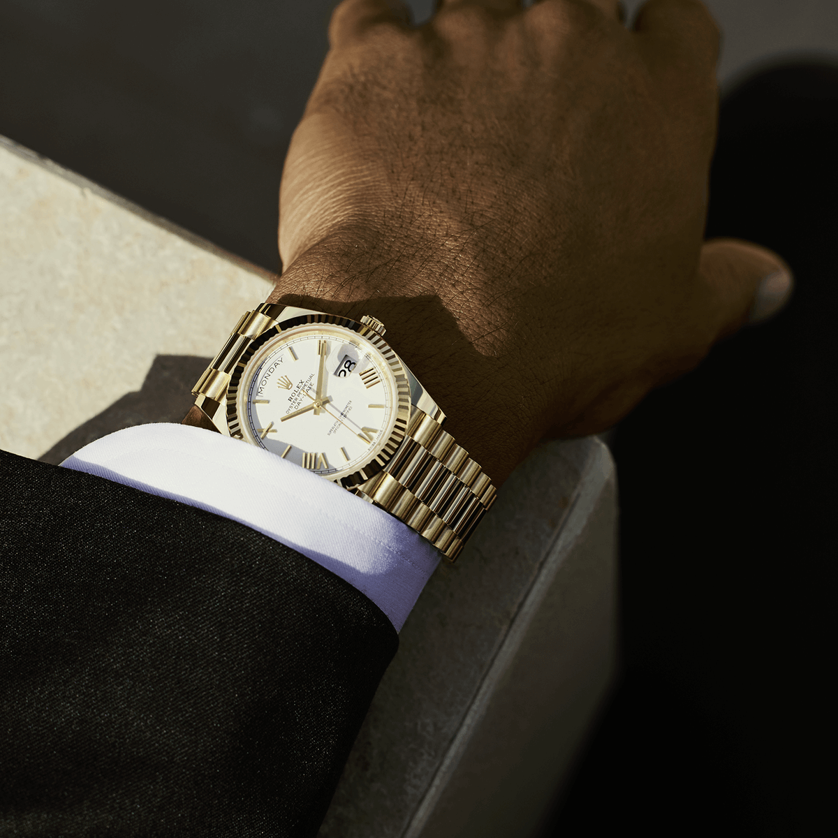 Rolex Day-Date 40 in 18 ct yellow gold 