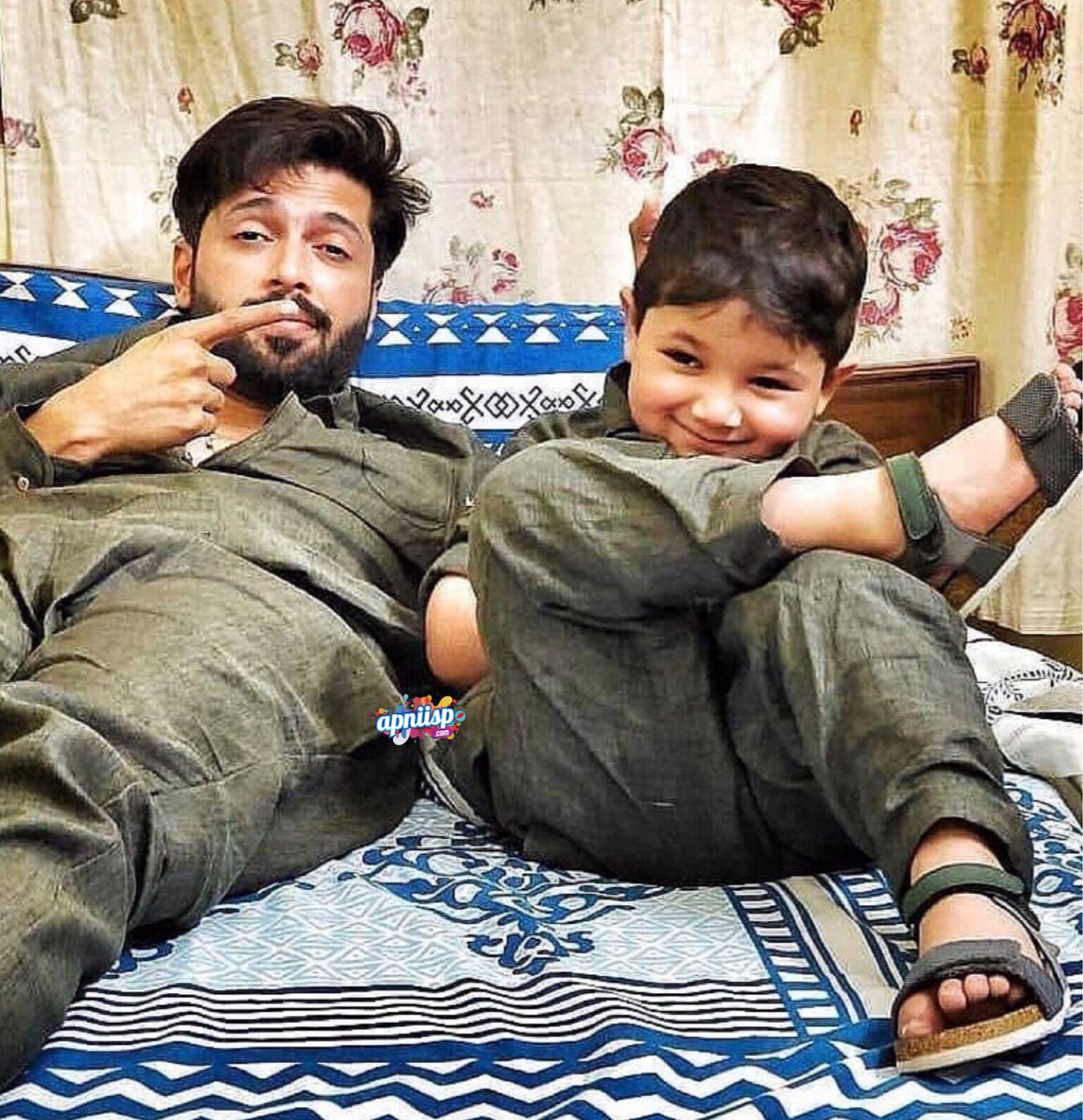 apniisp's tweet photo. #FahadMustafa having great time with his son on Eid

#fatherhood #eid2020 https://t.co/JBgHfrq1Xy