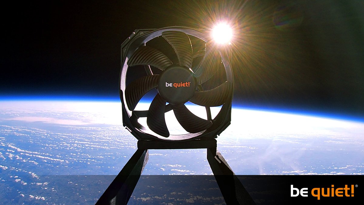 bequietofficial's tweet photo. Once upon a time we sent one of our Silent Wings 3 fans into the stratosphere. And it was majestic!
Check out the full flight here: https://t.co/Y0GsLPospn
#bequiet #SilentWings3 #stratosphere #stratoflights https://t.co/YdHJstX2WS