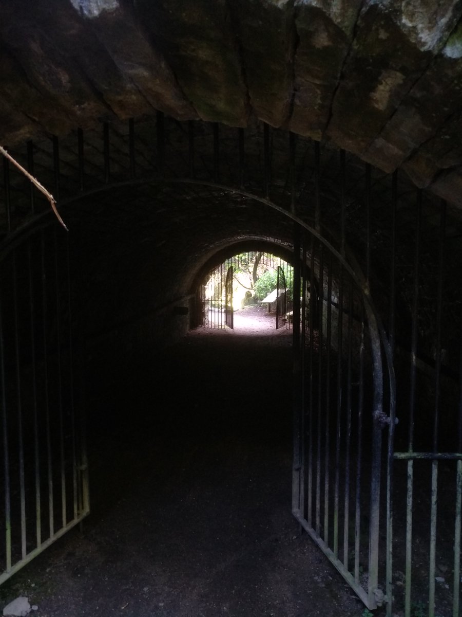 Shibden has extensive gardens but this was my favourite part. The entrance to the Cunnery wood because it really was just a quiet dark tunnel in the middle of the woods so I know exactly what Anne was thinking when she built it.