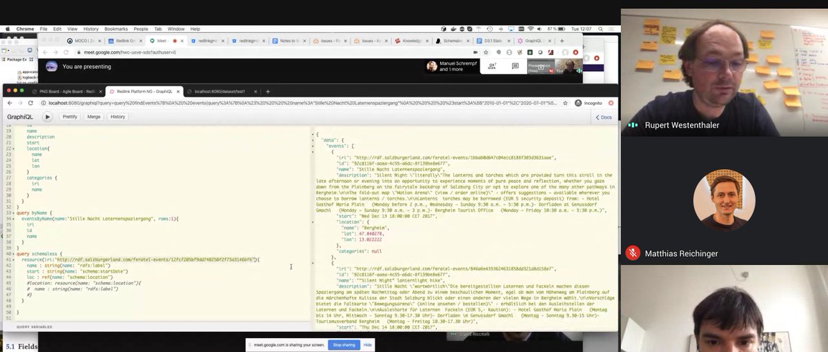 Exciting work by @RedlinkGmbH presented by <a href="/westei/">Rupert Westenthaler</a> on <a href="/wordliftit/">WordLift</a>'s upcoming support for #GraphQL 🔥🔥 #wordliftNG cc <a href="/m_reich/">Martin Reichhart</a> <a href="/alphaverda/">Anna Fensel</a>