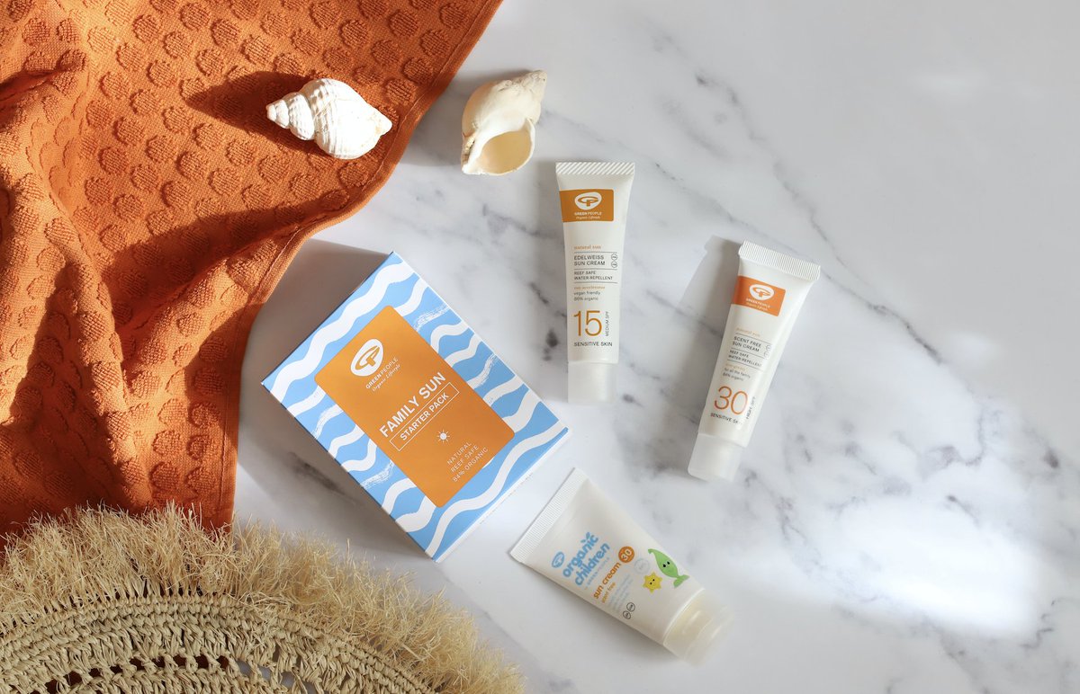 Green People launches Family Sun Starter Pack bit.ly/2TIuMjM @GreenPeopleUK #beauty #suncare