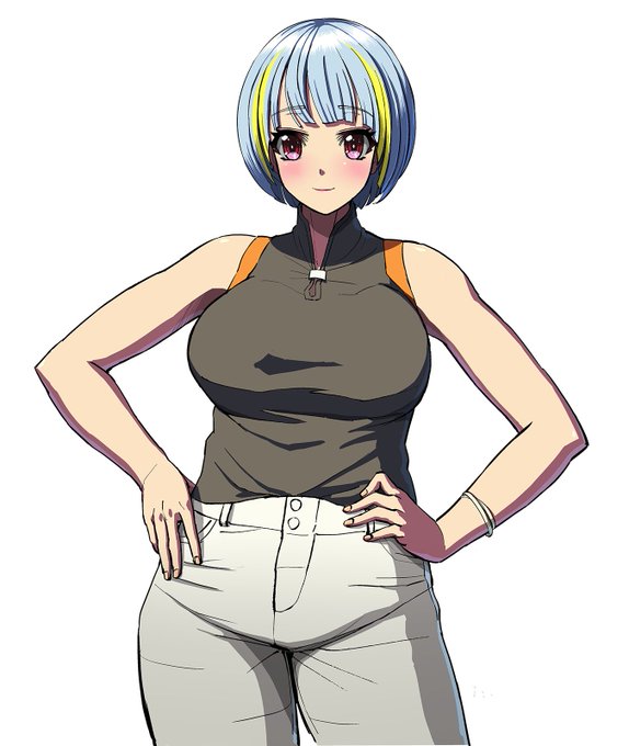 CG集お姉さん立ち絵 
塗りにそこまで力を入れてないけど、意外に悪くなく、数こなすこと考えるとこのくらいで十分かもしれないですね・・・ 