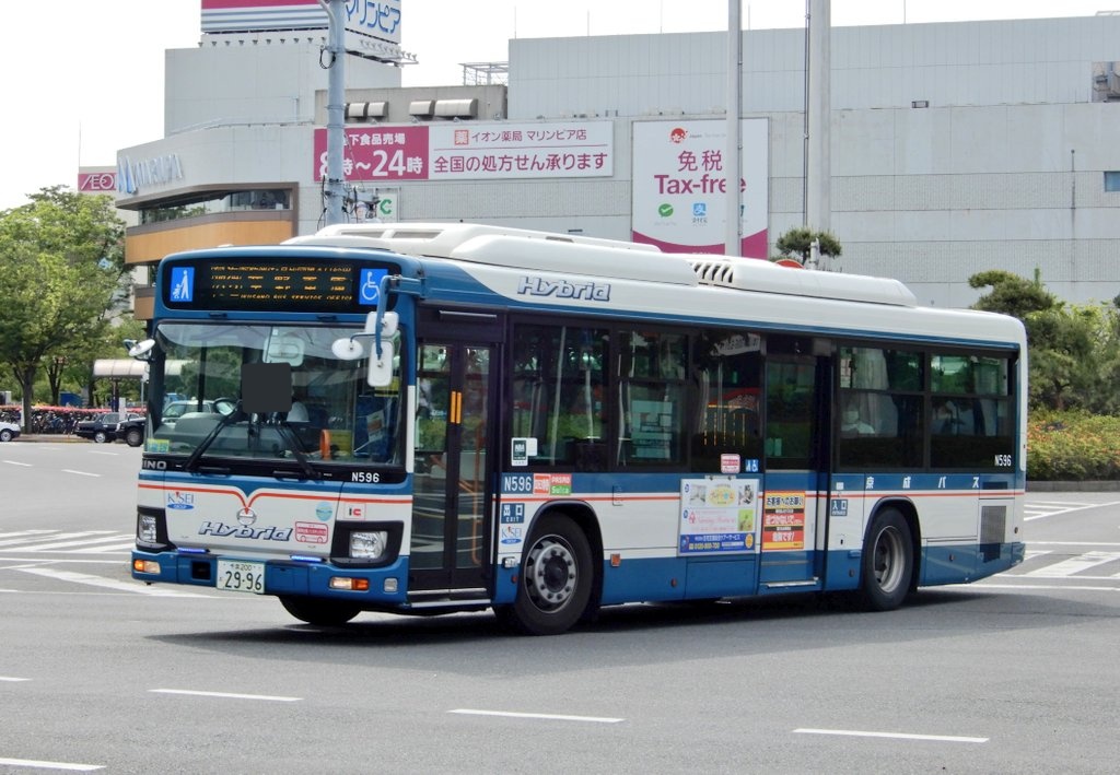 いなけみ のバスフォト در توییتر 05 26 稲毛海岸駅にて 京成バス N596 いなけみ のバスフォト در توییتر 05 26 稲毛海岸駅にて 京成バス N596