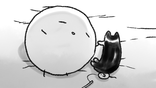気に入ったらしいネズミチャンを尻の下に敷いて寝る猫姉を横で見ているうちに寝てしまった 
