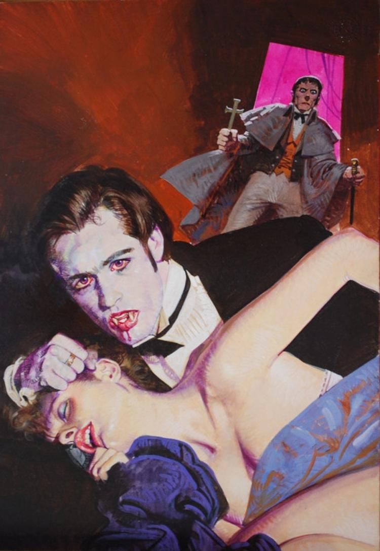 At #9: Dracula the New Romantic! "Only came outside to watch the nightfall with the rain..."