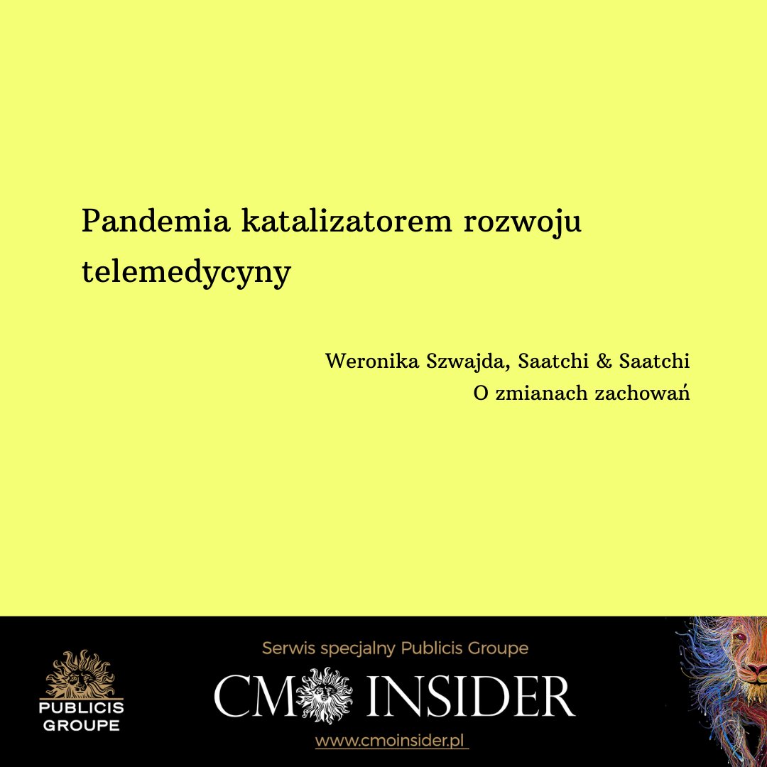 MSL_PL's tweet image. 📰W dzisiejszym cmoinsider.pl 👇

Czytajcie!
Polecamy!

#PublicisGroupe #PowerOfOne #CMOInsider #badznabiezaco