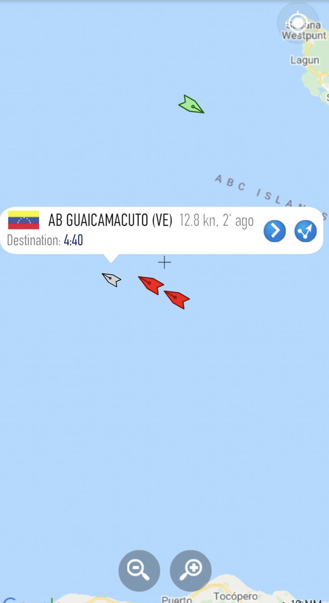 Iranian tanker ‘Forest’ is currently being escorted by Venezuelan navy vessel Guaicamacuto towards Punto Fijo #Venezuela  #Iran