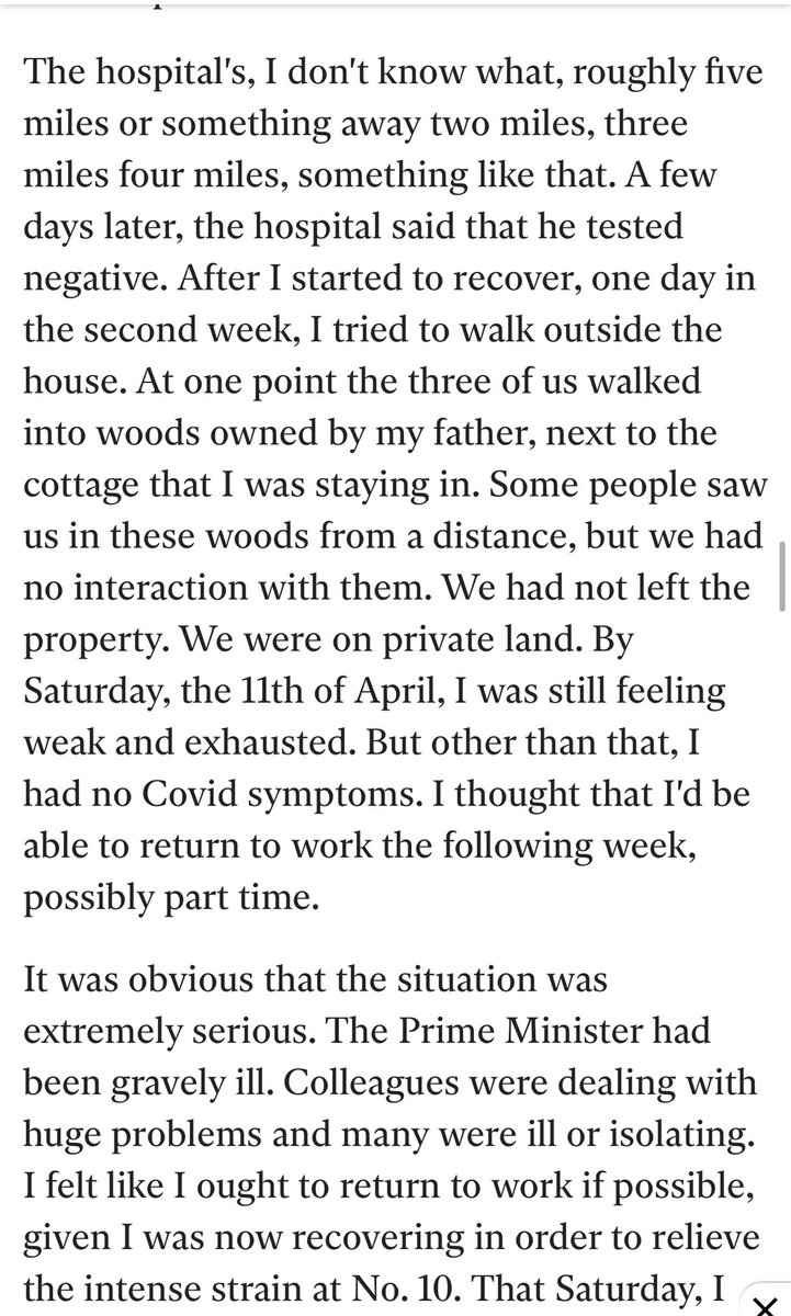 14/23 On Saturday 11th April you claim you were still ‘weak & exhausted’ but never left your father’s farm- but why do you keep saying you had not displayed any symptoms of  #COVID19?