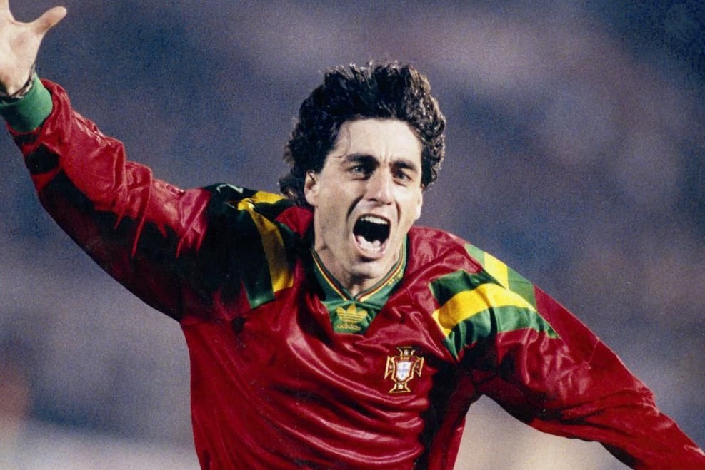 Paulo Futre (Portugal 5-0 Scotland, WC 1994 qualifying). “Since Mexico 86 we’d never had a strong Seleção. Maybe this was launchpad of the Golden Generation. The team was a mixture of these amazing young players – Rui Costa, Paulo Sousa – and older ones, like me and Rui Barros."