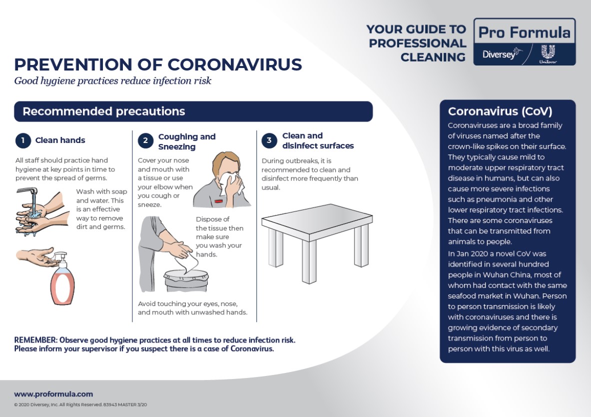 proformulauk's tweet photo. With the opening of most businesses on the horizon, it is important for all of us to continue to implement safety measures. Our Infection Prevention chart below highlights which hygiene practices you should implement to reduce the risk of infection spreading. #backtowork #covid https://t.co/SRqnBMIX3k