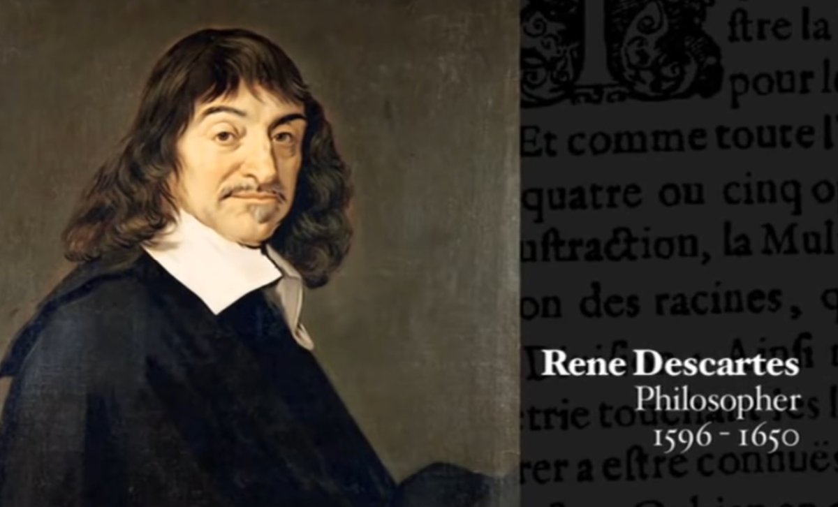Descartes: we are a thinking thing, a subject, standing over and against the world, disengaged from the society, the body, from tradition and history, total disengagement