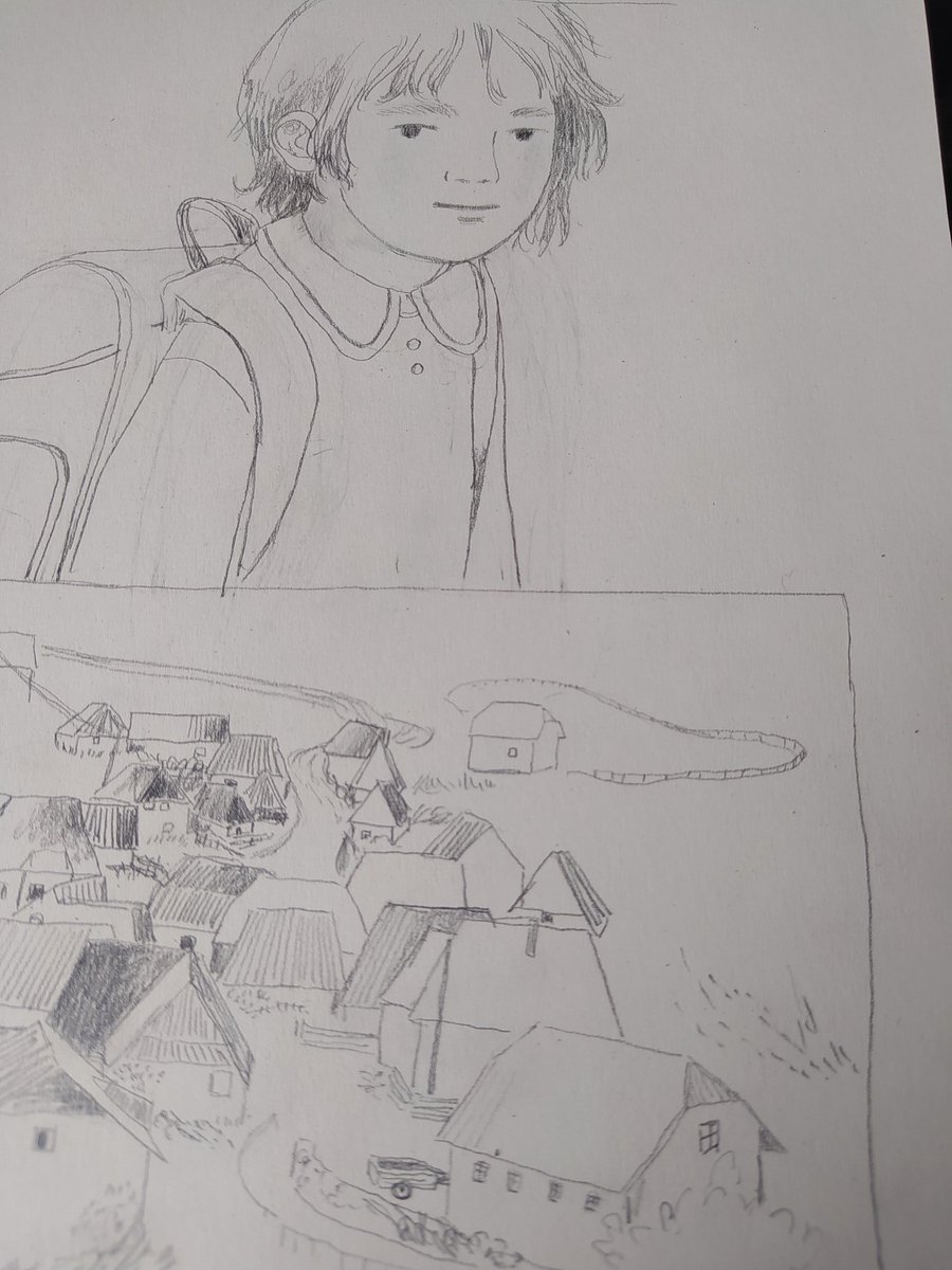 work in progress ;_; it will be a little comic story about the war through the eyes of children. The comic is based on the story of modern writers. 