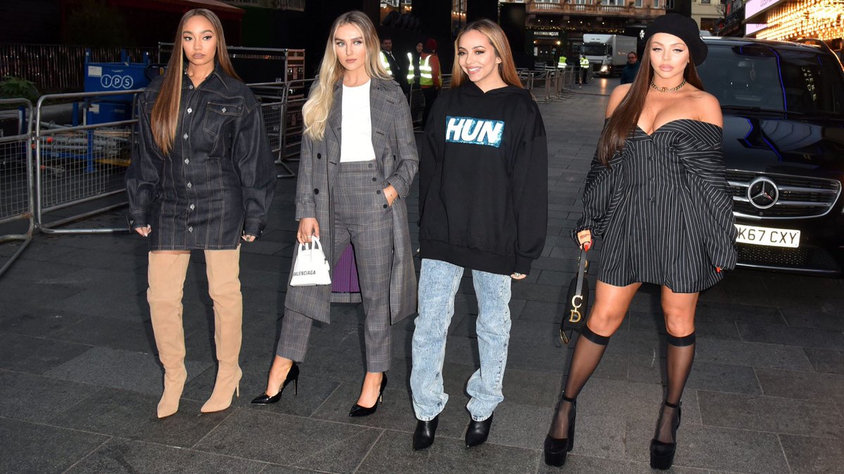 little mix rocking their own style but end up matching because they’re made to fit: a thread