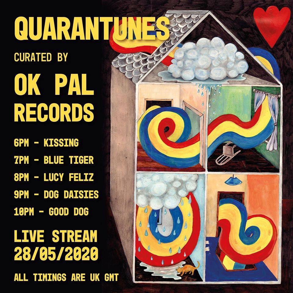 This Thursday we have a treat in store curated by <a href="/OKPALRecords/">OK PAL Records</a> . Look forward to <a href="/KissingBand/">Kissing</a> , Blue Tiger, <a href="/LucyFelizMusic/">Lucy Feliz</a> , <a href="/dogdaisies/">Dogdaisies</a> and <a href="/GoodDogSuse/">Susan Bear</a> ...