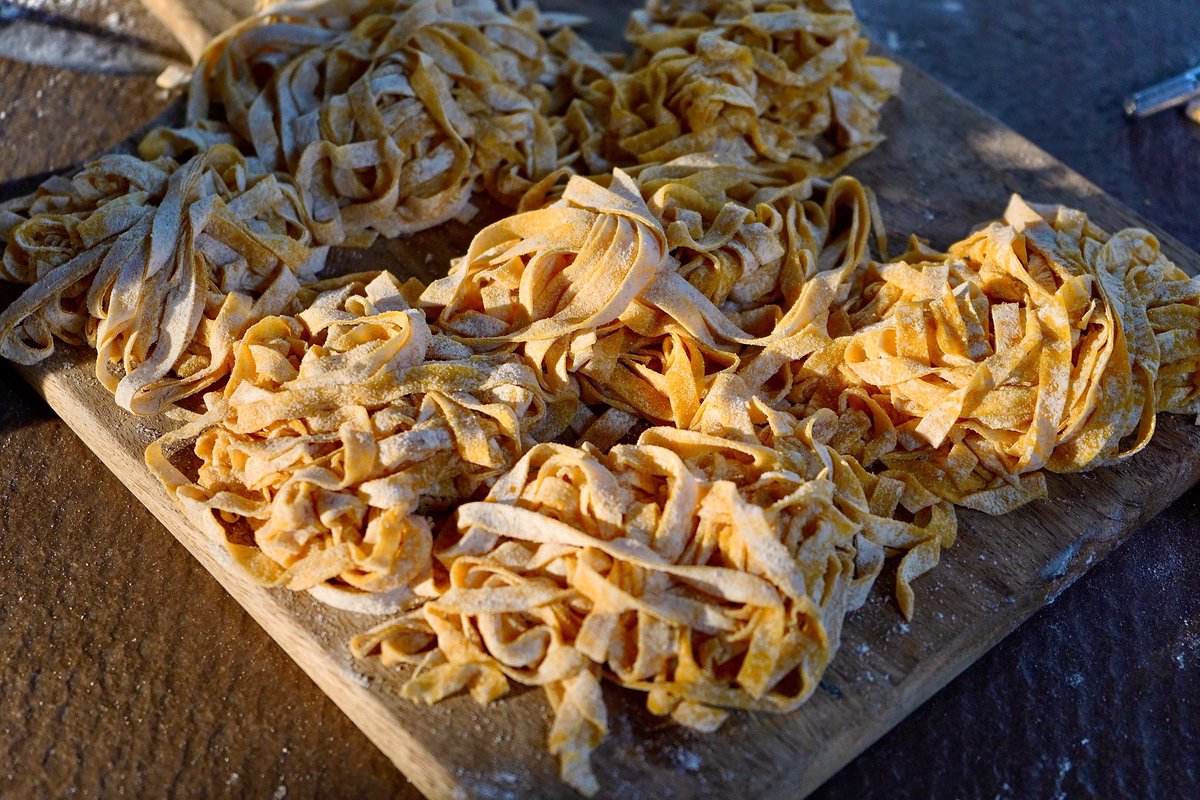 bflay's tweet image. A progress shot from my last post 🍝 What kind of pasta dish should we transform this into? #somethingdelicious #wecook