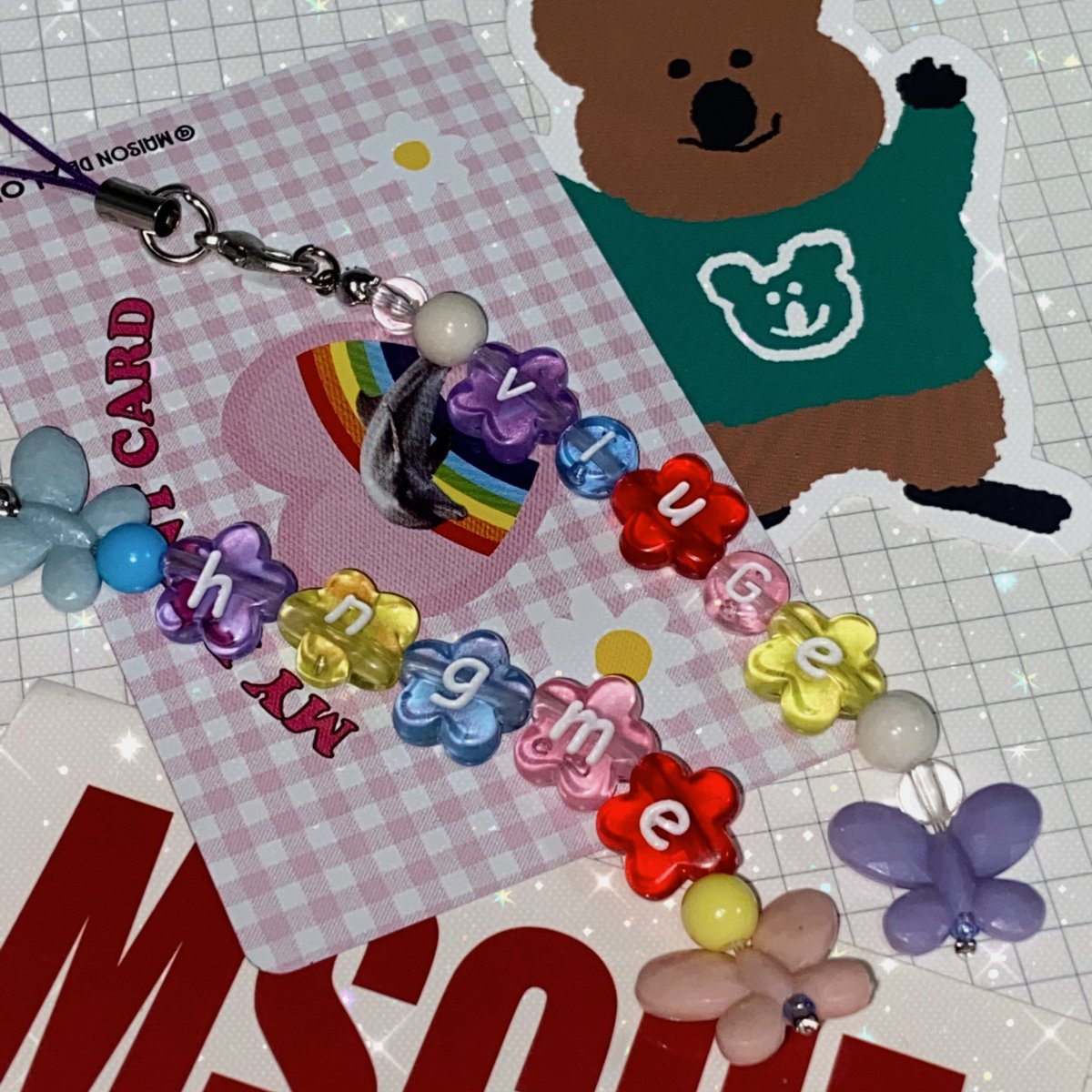 vintageStore00's tweet photo. ˚✧₊⁎ 비즈 키링 새로운 디자인 뽑아 보았어용 ˚✧₊⁎

곰돌이 파츠 나비파츠 등 새로운 파츠를 영입해왔어용εїз

˚ෆ*₊ 지인 선물 및 구매는 A Vintage store 에서 저렴하게 구매하세용 ˚ෆ*₊

주문 및 문의는 옾쳇 주세용 빠른 답변과 마감 도와드립니다°ʚ(*´꒳`*)ɞ° https://t.co/MkciW99fh6