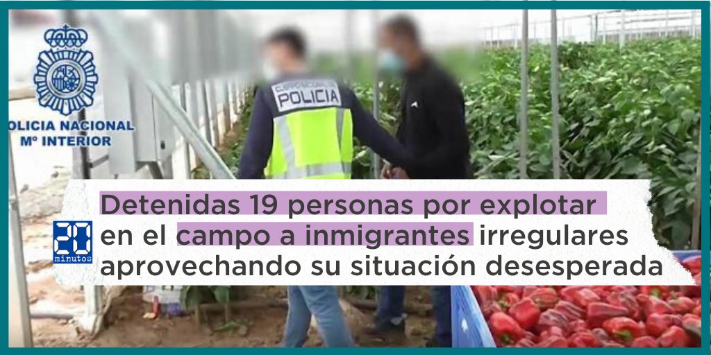 J_Sanchez_Serna's tweet photo. Mandar inspectores al campo era una "aberración" y "provocación" según ciertos sectores del campo. Criticaron duramente a la ministra de Trabajo @Yolanda_Diaz_ Pues bien, ya sabemos por qué.

https://t.co/62EeQneYSG https://t.co/vmC0AYAyFV