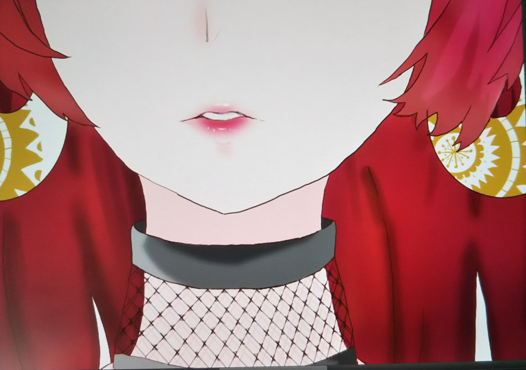 あんず 今までありがとう 唇の描き方 簡単なのでやってみて下さい 使うのはペン エアブラシ ぼかしだけ 最後の色はやばめだけど イラスト 唇の描き方