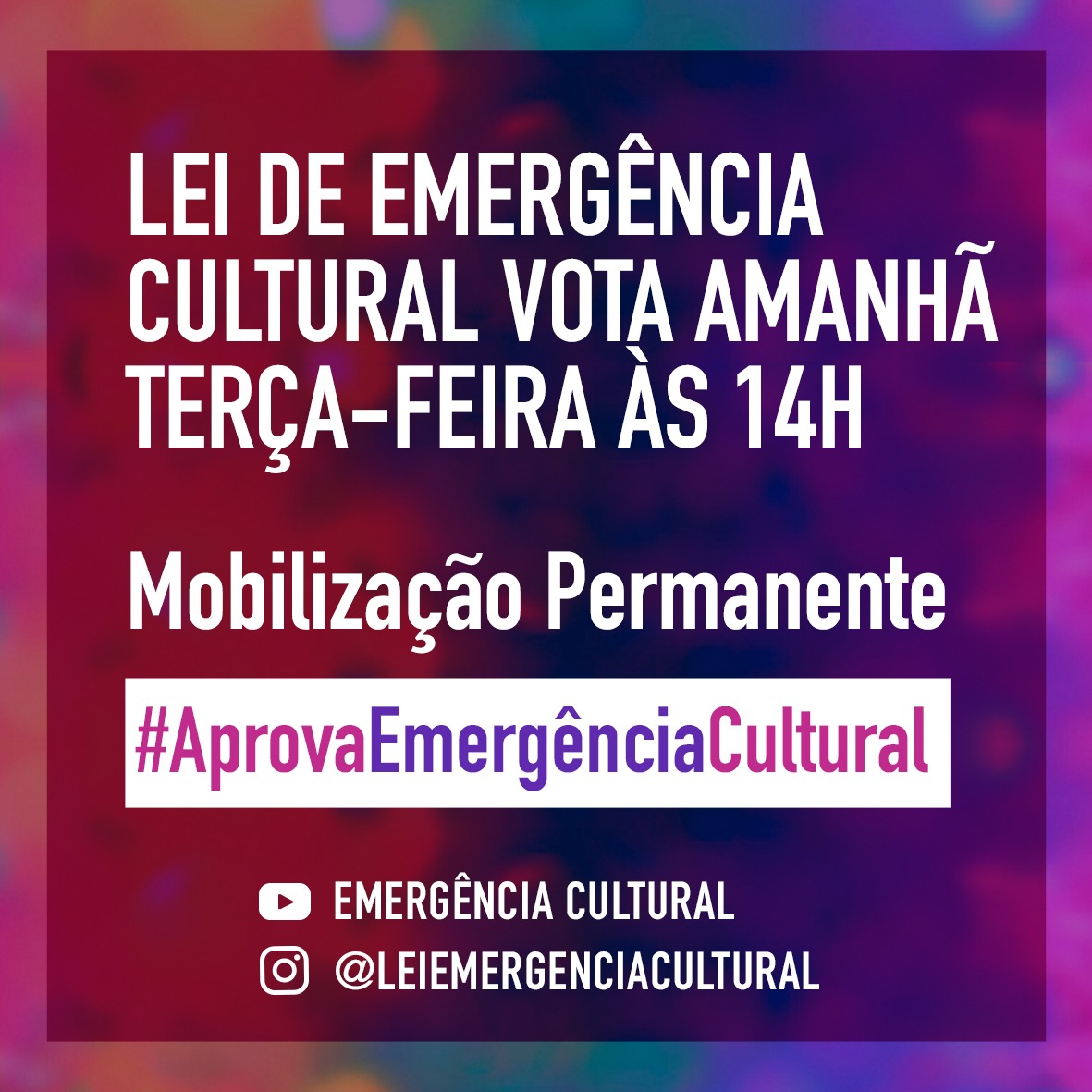claudiomanoel's tweet photo. #AprovaEmergenciaCultural https://t.co/D7A12kksTI