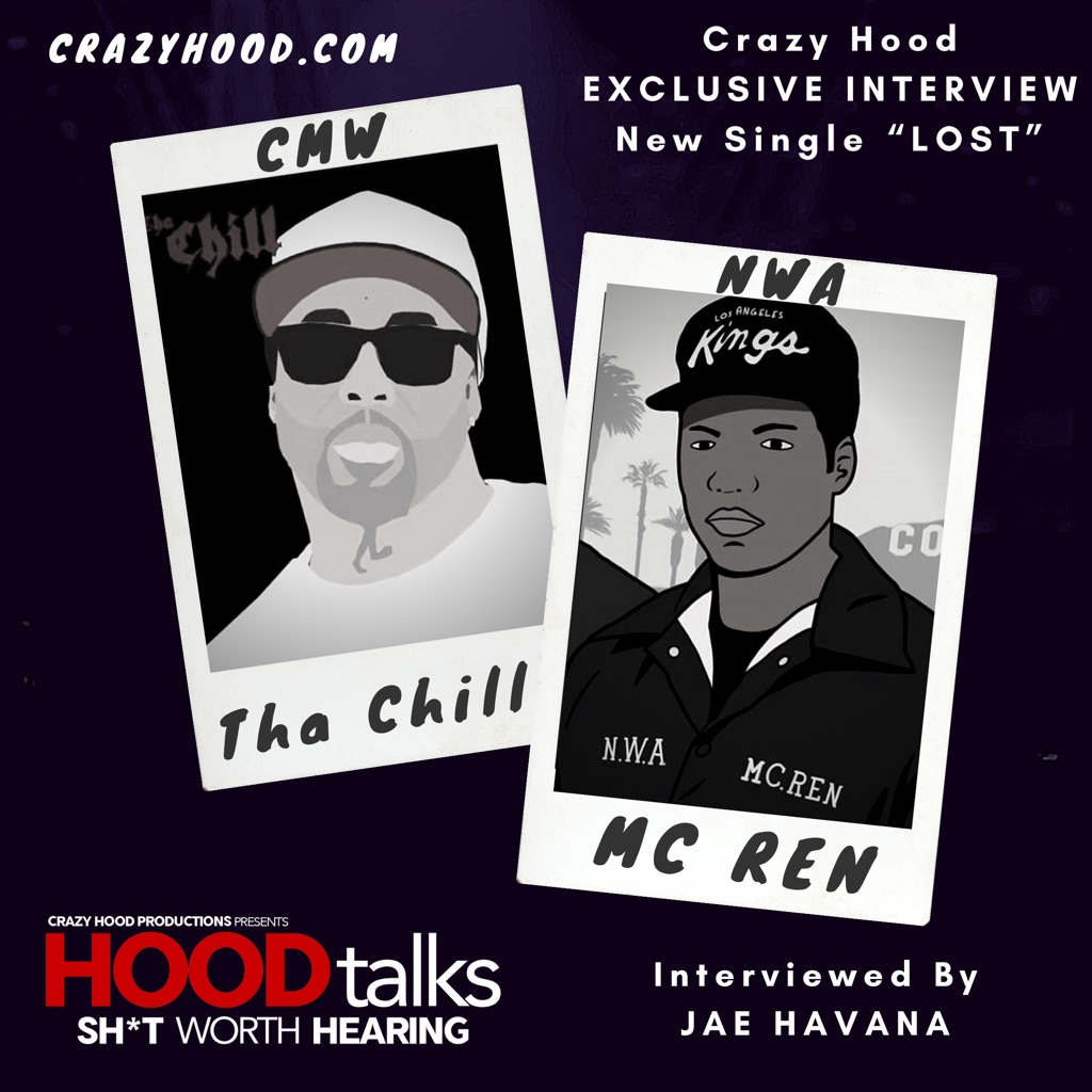 🚨 @HoodTalksPod is back! 🚨 with an exclusive interview w/ @realmcren (NWA) and @THACHILL (CMW) In this @CrazyHood exclusive interview we discussed their new song “LOST” + more! 💯| crazyhood.com/lost-w-tha-chi…