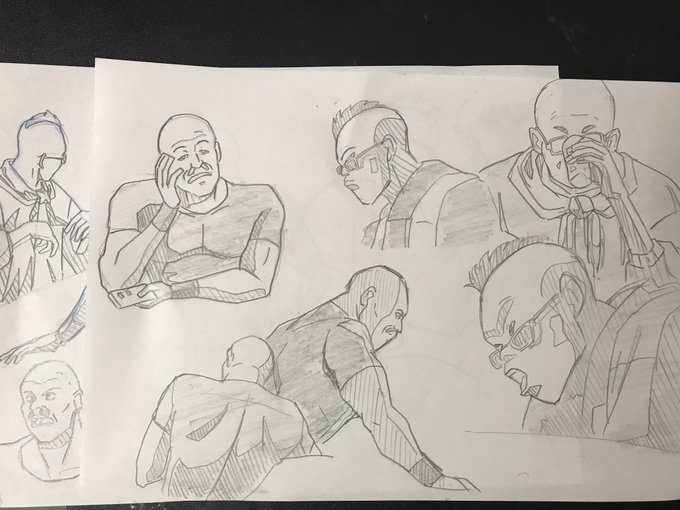 AKIRA模写10枚ぐらいしたけどまだ開始3分
先が長すぎる 