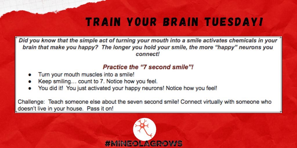 Hampton_Street's tweet photo. Good Morning Hampton Street School, We don’t have any birthdays today but smile everyone! Did you know smiling makes you feel happy? Practice the “7 Second Smile” @MineolaUFSD #MineolaProud https://t.co/5w9JICE32k