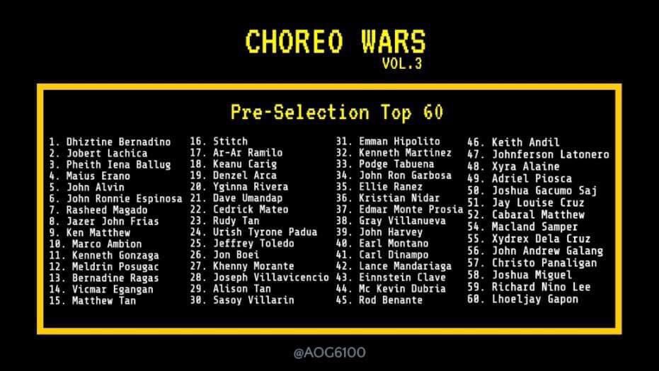 thekmprojectph's tweet photo. Congratulations to The KM Project Creatives who made it to the TOP 6️⃣0️⃣ in @aog6100’s Choreo Wars 👏🏻

We see you, guys!
@MaiusErano 
@Bernard43903846 
@jonboeip19 
@Jaylocruz 
@_mackyboiii 

—
Book us now!
FB IG TWITTER @thekmprojectph
GMAIL thekmprojectph@gmail.com https://t.co/pHyRtgvtdS