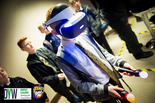 DYWScot's tweet photo. #DYWDG's 2nd 'Bang Goes DG' on 8th May 2019 interactive #STEM fair saw 958 pupils & 109 Teachers from across the region meet over 40 businesses! Fantastic day in partnership with @dyw_dg @FDFScotland, @Crichton Trust, @EasterbrookHall @DGCollege @dyw_dg #BGDG #DYWScot https://t.co/9NHPfH9HgE