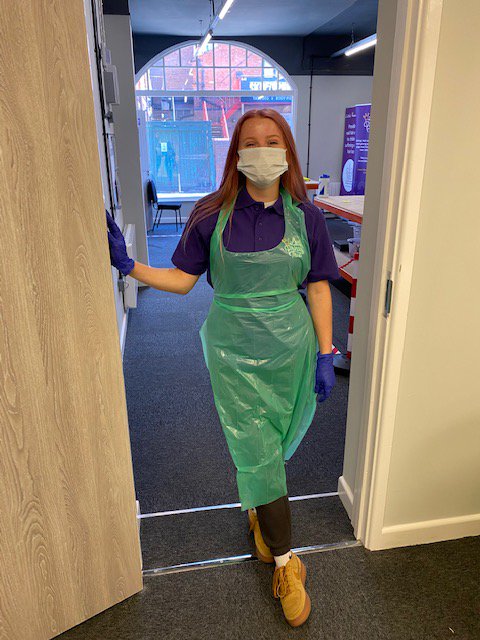 Thank you so much to <a href="/ElitePlastics/">Elite Plastics</a> in Hereford for keeping our logistics team safe by providing us with these free aprons!