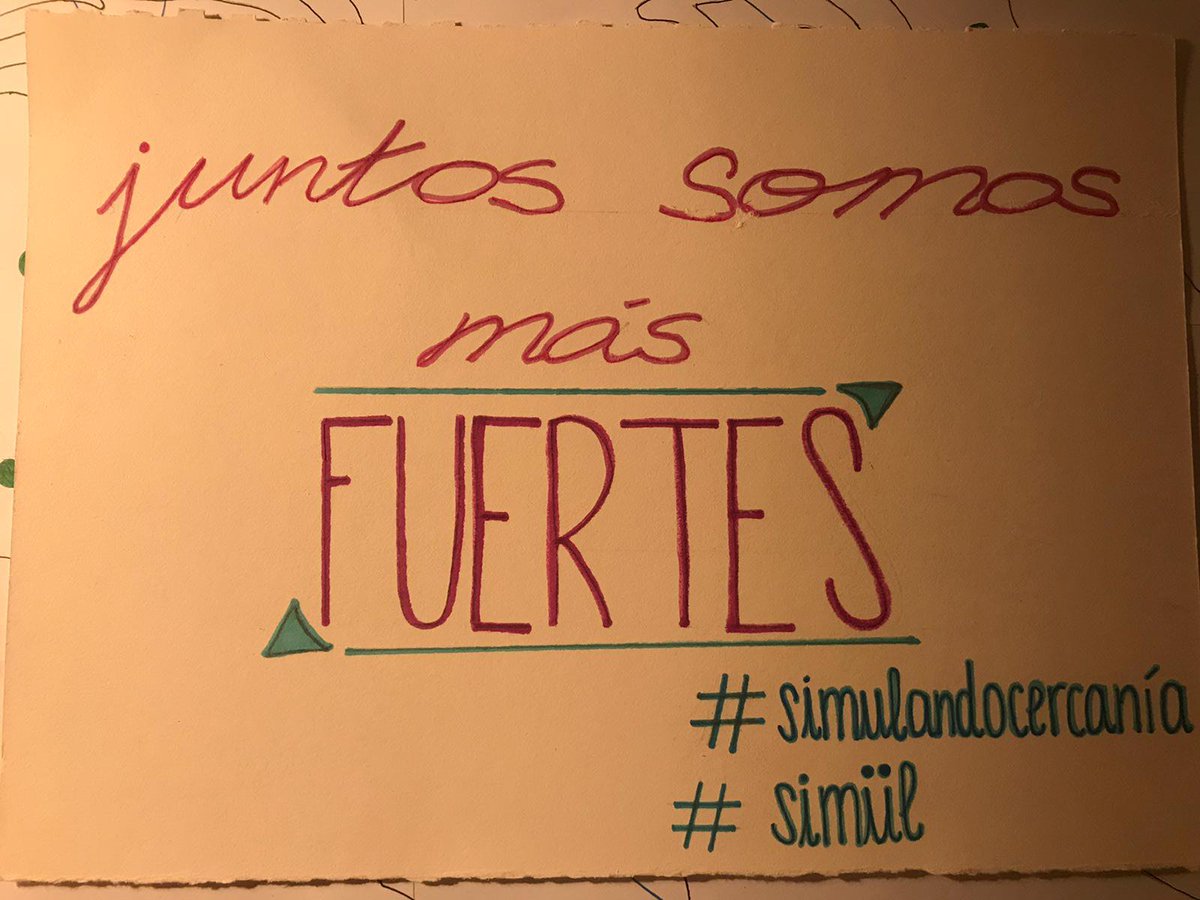 CienciaULL's tweet photo. 👦👧Lxs jóvenes Marco y Lucía perteneciente al grupo del IES San Nicolás del #ProgramaSIMUL de @ULL y @CabildoTenerife nos muestran sus mensajes de apoyo para #frenarlacurva 🌈
#simulandocercanía #intergeneracional #juventudymayores #valientesintergeneracionales https://t.co/lleQklzuXO