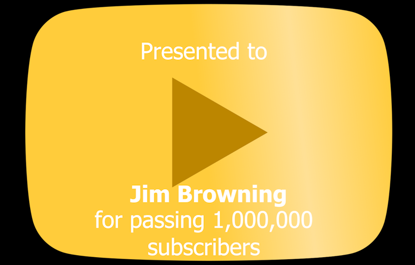JimBrowning11's tweet photo. 2 new videos tonight! The first at 18:45 BST to celebrate passing 1 million YT subscribers and a more usual one at 19:00 BST where I dismantle a scam. https://t.co/YKPLf7L27U