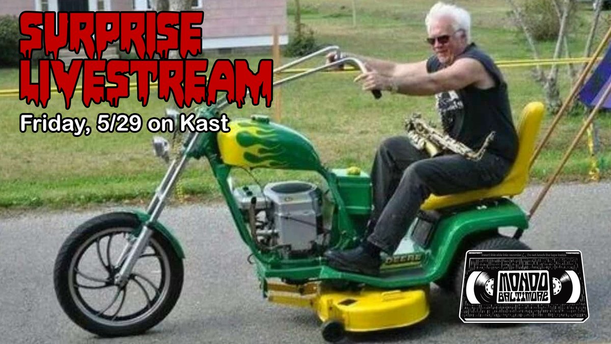 MondoBaltimore's tweet photo. Join us on Kast this Friday for some light yard work. https://t.co/4Zj0KUXRJ9