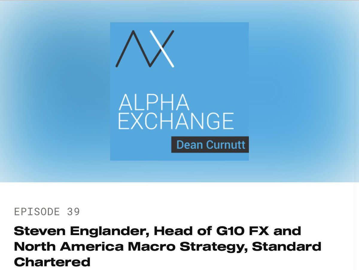 Alpha_Ex_LLC's tweet photo. In this new episode, Steven Englander, head of G10 FX and North America Macro Strategy at Standard Chartered shared his #outlook on #inflation, the fast moving aspect of the #March #dislocation, and views on risk as expressed through #FX https://t.co/WoXeWQhFiE https://t.co/HGmKmQikon