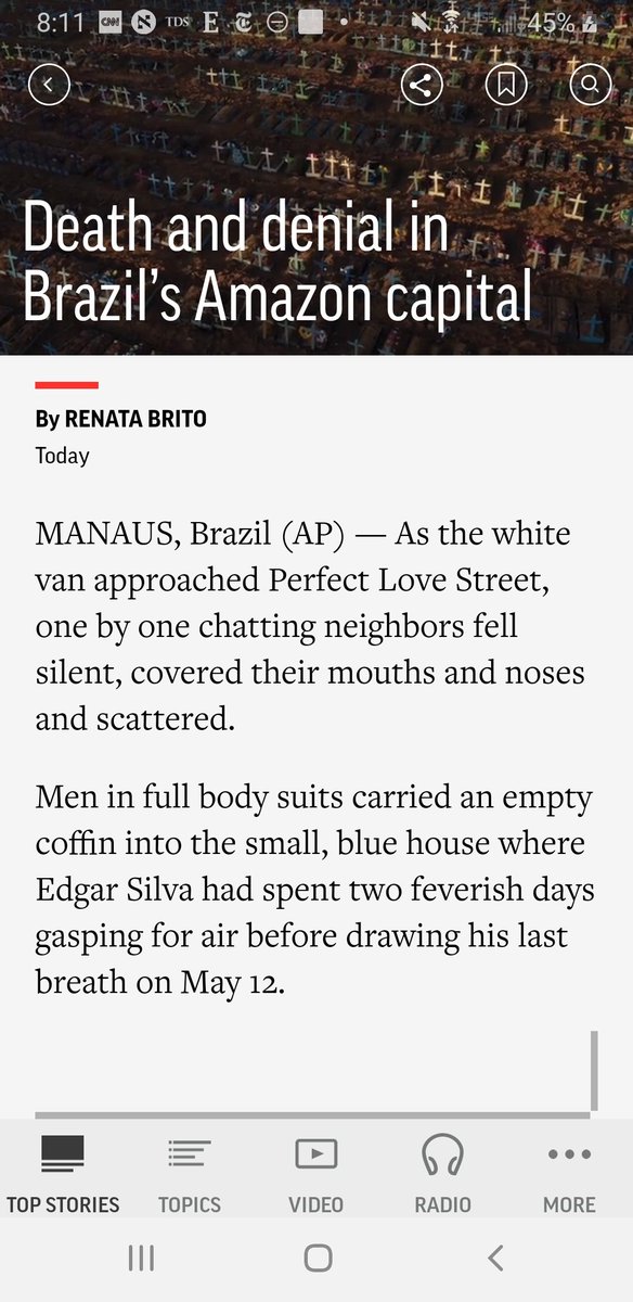 gugachacra's tweet photo. As duas principais agências de notícias do mundo (Reuters e Associated Press) dão como destaque neste momento reportagens negativas sobre o Brasil. Moro há 15 anos no exterior (e morei outras vezes ao longo da minha vida). Nunca a imagem brasileira foi tão ruim como agora https://t.co/5zJuwzvSqV
