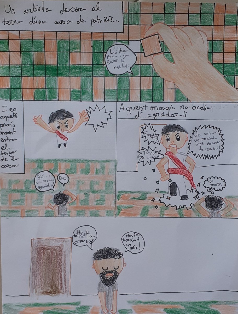 Els alumnes de #1rESObrugulat tornem a posar llum i color a la història. En una activitat conjunta entre #Socials i #VisualiPlàstica ens hem acostat a la civilització romana, il·lustrant-ne la història, l’economia, la societat i l’art. #projectes #brugulat #roma