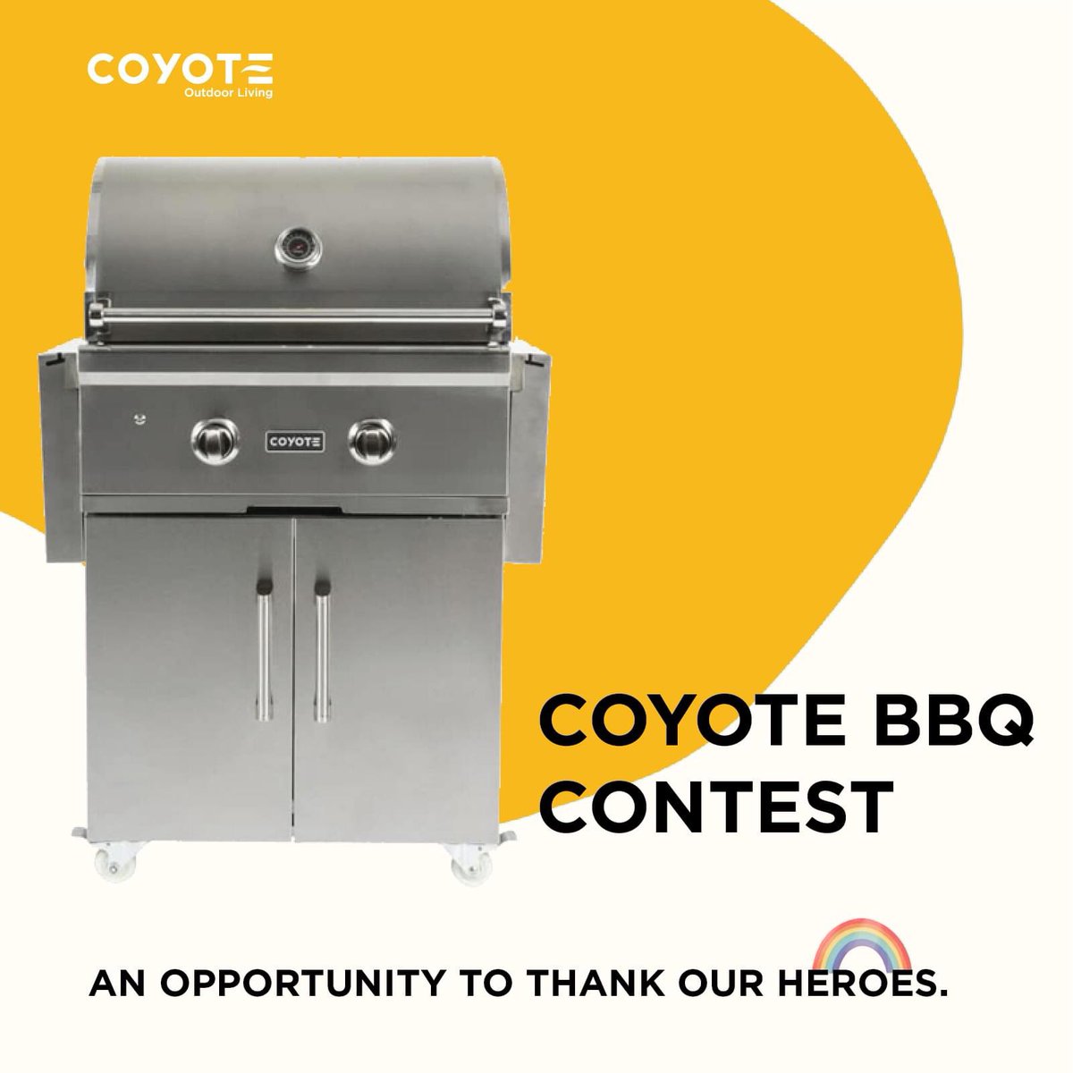 InspiringAppl's tweet photo. Do you know someone who deserves our thanks?  Tell us who and how they make a difference and they could win a Coyote BBQ👏 Submit your hero : https://t.co/jkaj14iwTF https://t.co/lsYdHMSU9h