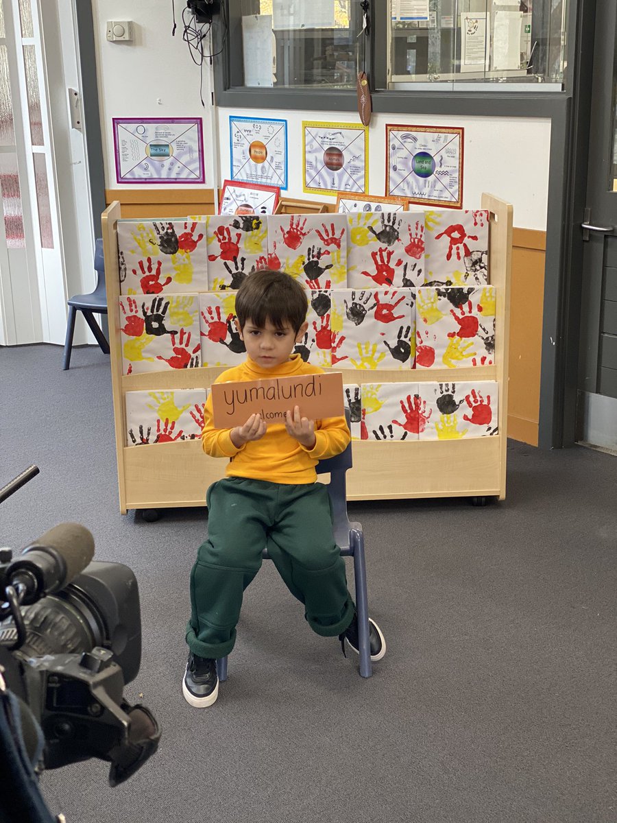 Richardson Koori Preschool were filmed by ABC today for Reconciliation Week. Students showcased their knowledge of Indigenous language and Acknowledgment of Country. #InThisTogether <a href="/AnnaWilson1973/">Anna Wilson</a> <a href="/suejnorton/">Sue Norton</a> <a href="/ACTEducation/">ACT Public Schools</a> <a href="/abccanberra/">ABC Canberra</a>