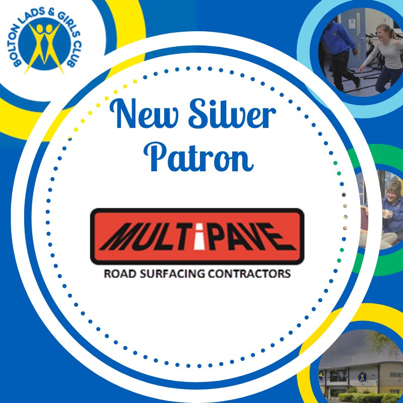 We are absolutely delighted to annouce our New Silver Patron <a href="/MULTIPAVE/">MULTIPAVE NW LTD</a> - in these challenging times it is amazing to see that organisations still want to give and support their local communities. Thank you so much. #ProudPatron #ThankYou
