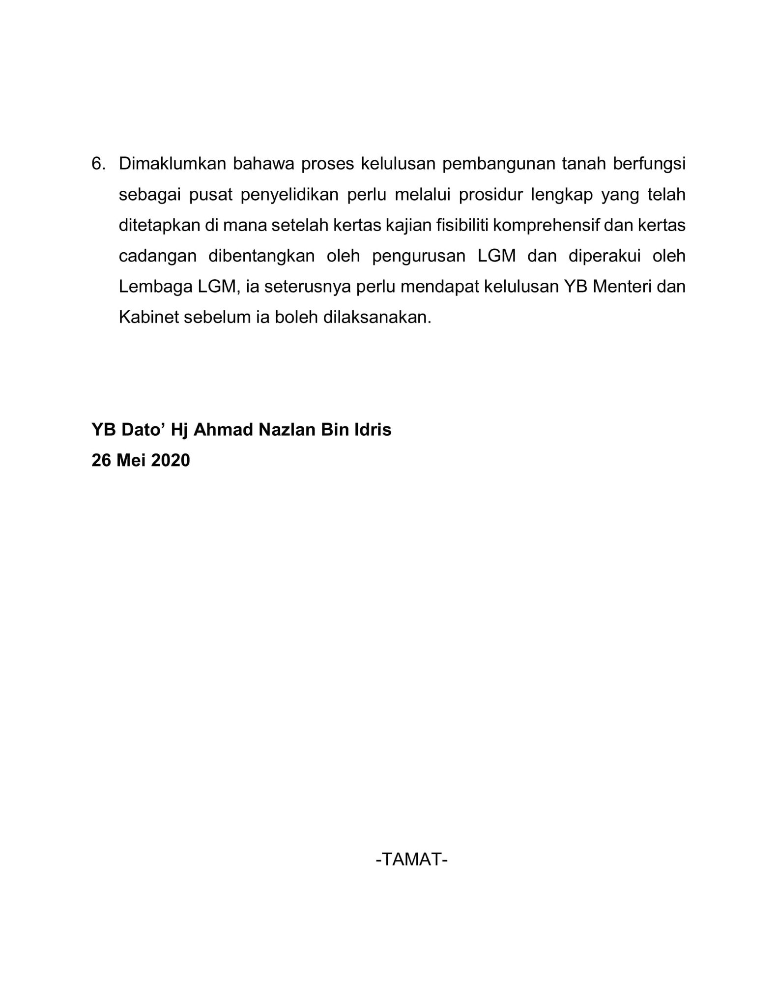 Emmanuelsamarathisa On Twitter Just In Malaysian Rubber Board Chairman Ahmad Nazlan Idris Admits The Existence Of An Rm100 Mil Tech Research Centre Proposal For His Constituency Of Jerantut But The Project He