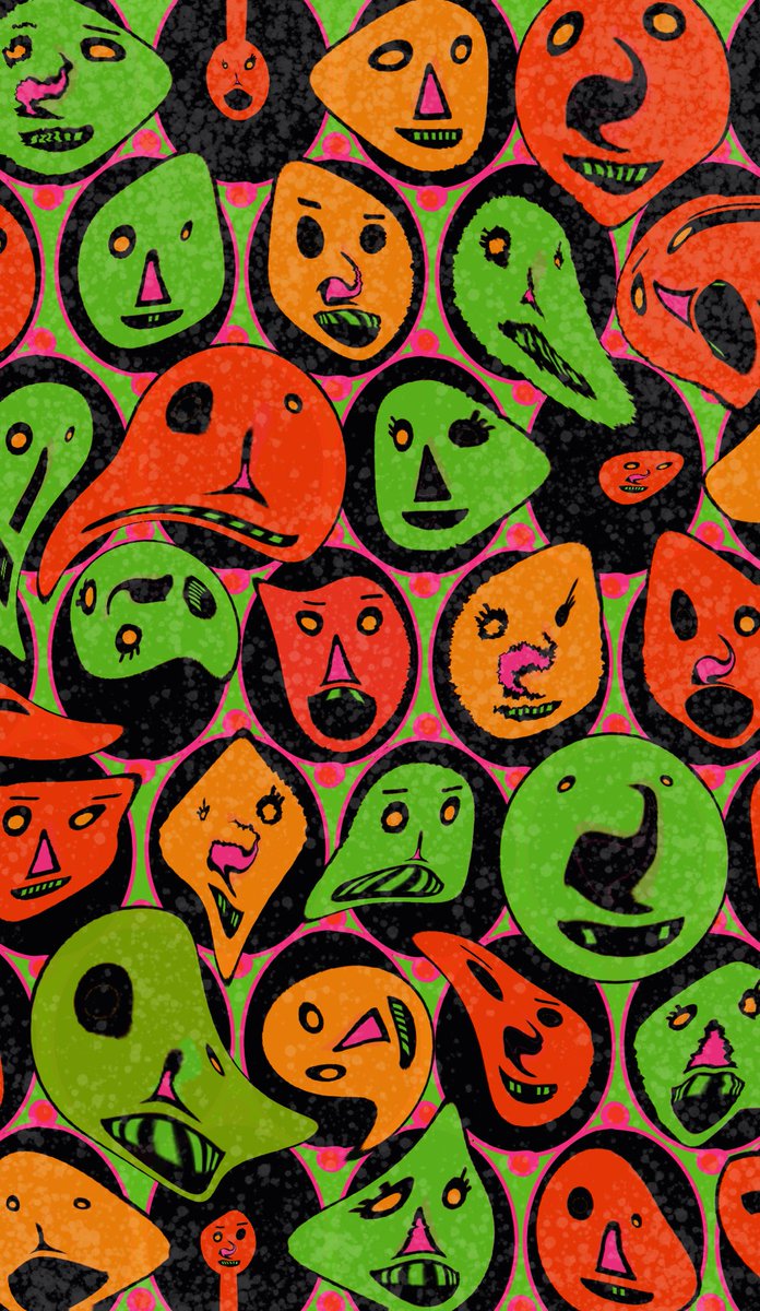  #DataVizWallpaper in 1969Trippy Chernoff faces  my 6 yro laughed so hard watching me draw this  #the100dayproject  #DataArt