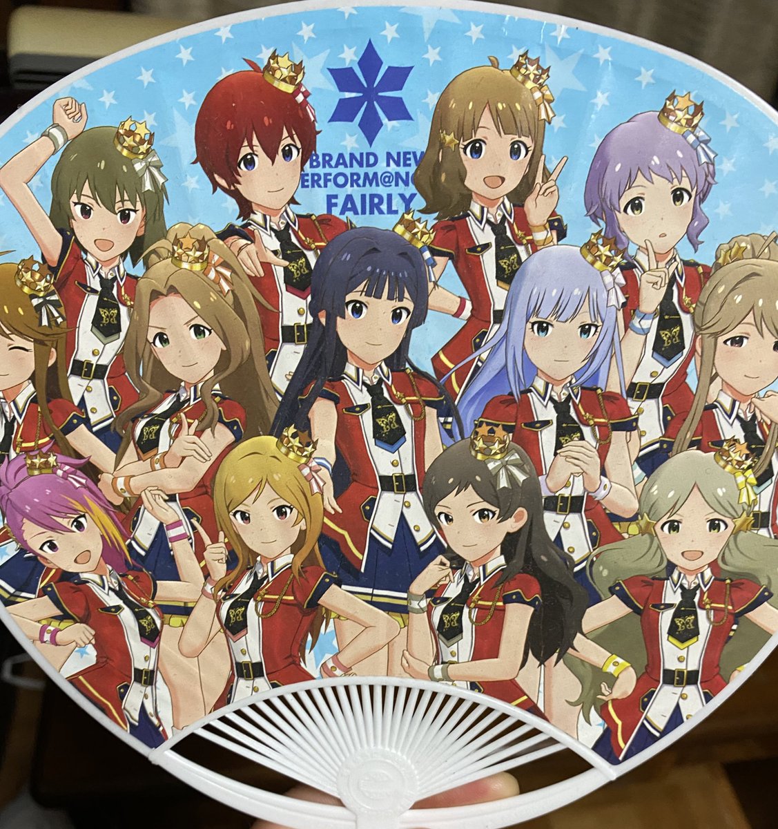 ミリシタ 情報 V Twitter ミリオン5thライブで配布されたうちわはスペルが間違っている