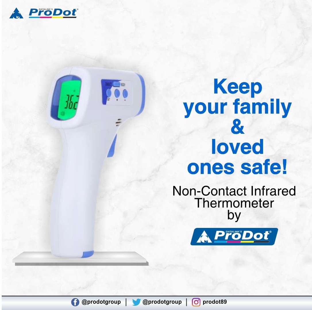 ProDotGroup's tweet photo. 👉It's important to check your employee's temperature to ensure the safety of others. Get our Non-Contact Infrared Thermometer to keep your family &amp; loved ones safe.
.
.
.
.
.
.
.
.#LifeAtProdot #OneProdot  
#coronavirus  #COVID__19 
#COVID #Corona 
#infraredthermometer https://t.co/H7ZPGncdQH
