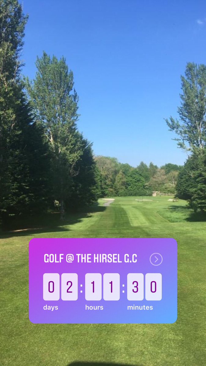 HirselGolfClub's tweet photo. The countdown is on, Golf return to Scotland. #fingerscrossed #friday #TheHirsel #ScottishBorders #Golf https://t.co/uOkzGyxiaG
