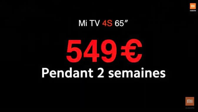 UX_Tech_FR's tweet photo. La Mi TV 4S 65'' sera dispo à partir de juin à 549€
- 4K HDR10+, MEMC, NTSC 85%
- 2Gb + 16Gb
549€ pendant 2 semaine puis 699€
#Xiaomi #XiaomiFrance #MiTV4S #MiTv #UniversXiaomi https://t.co/TTdsZYyz1L