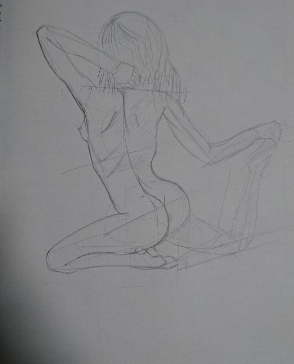 絵は描いてますよというアピール。
筋肉がついてくる感じがする 