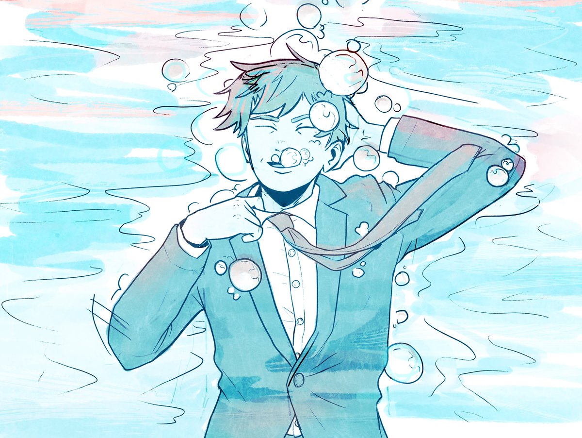 fend13th's tweet photo. #mp100 // #SeriRei week fic cover, ‘Surface Tension’ written by CrookedTurtle in Ao3!

“A routine meeting with a client draws Reigen and Serizawa into a dangerous situation—one Reigen can’t help but make worse.” https://t.co/UY88qyJIQ6