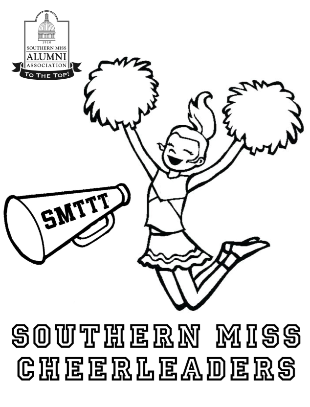 usmalumni's tweet image. It&apos;s #ToTheTopTuesday, y&apos;all!

1) Welcome in the newest Southern Miss Cheerleaders!📣

2) Print off a cheer uniform coloring sheet for your kiddos (or yourself, we won&apos;t judge) and show us the results!🖍️

3) Comment/send us your favorite Southern Miss cheer photos/videos!

#SMTTT
